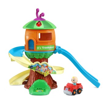 Toot-Toot Drivers CoComelon Treehouse Track Set image